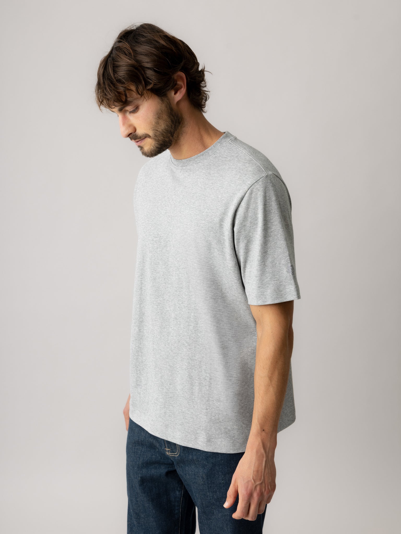 Modelshot / Grey Melange / Detail